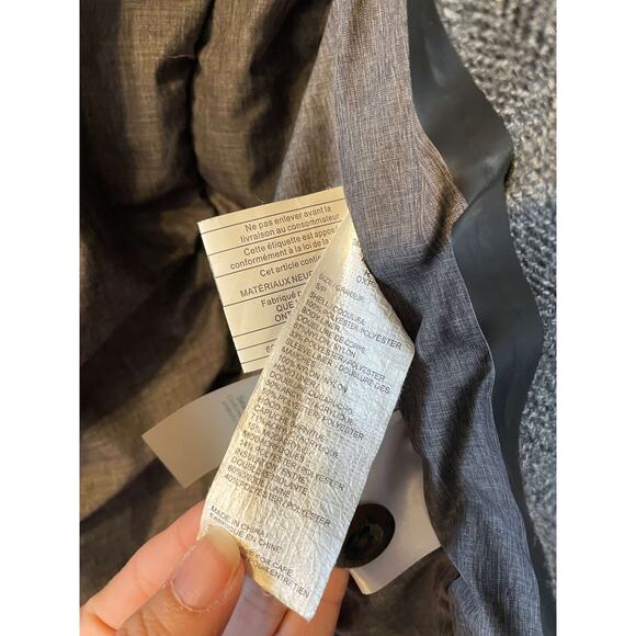 Woolrich Hooded Thumb Hole Wool Heavy Warm Winter Snow Jacket Gray Size Small - Picture 12 of 13